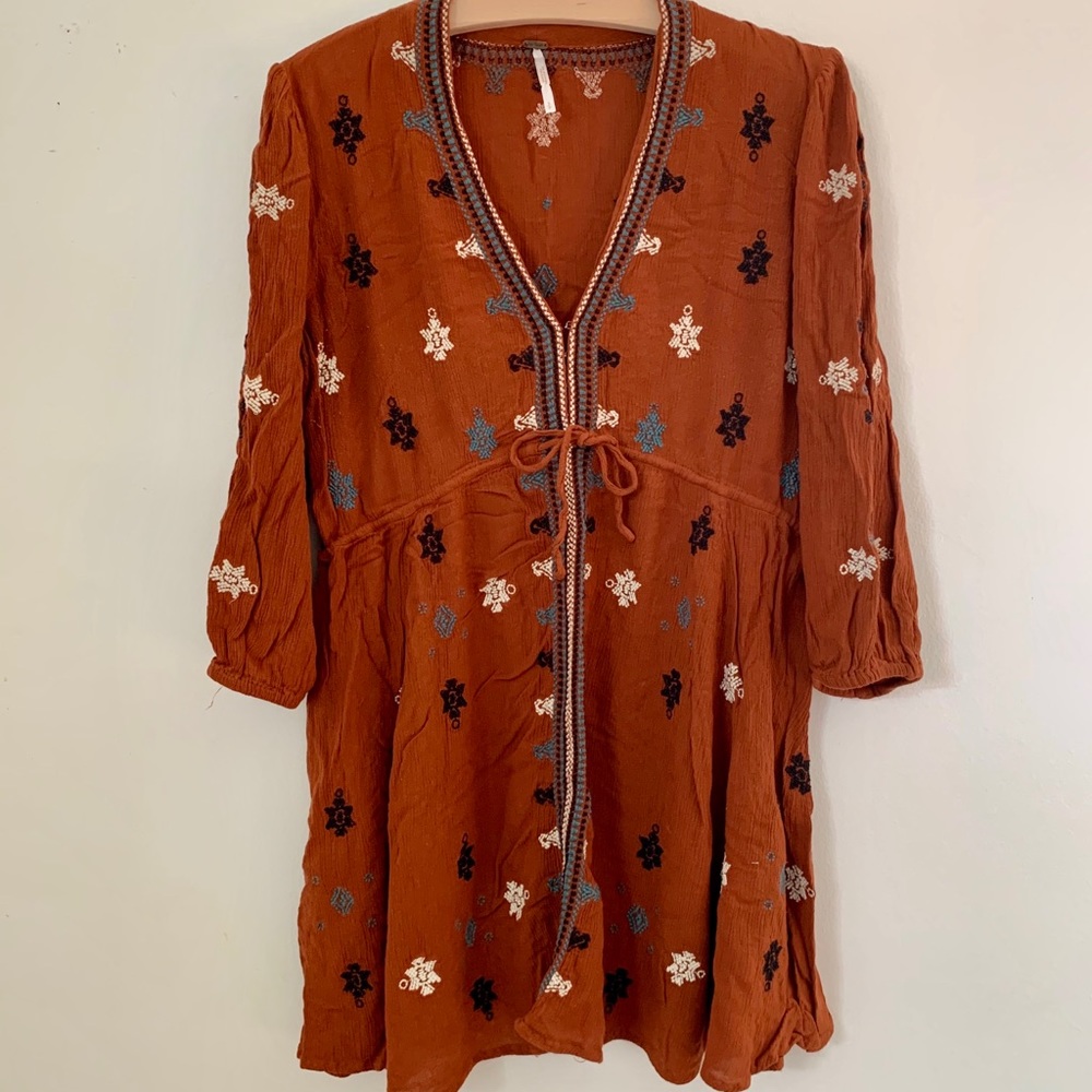 Free People Embroidered Tunic